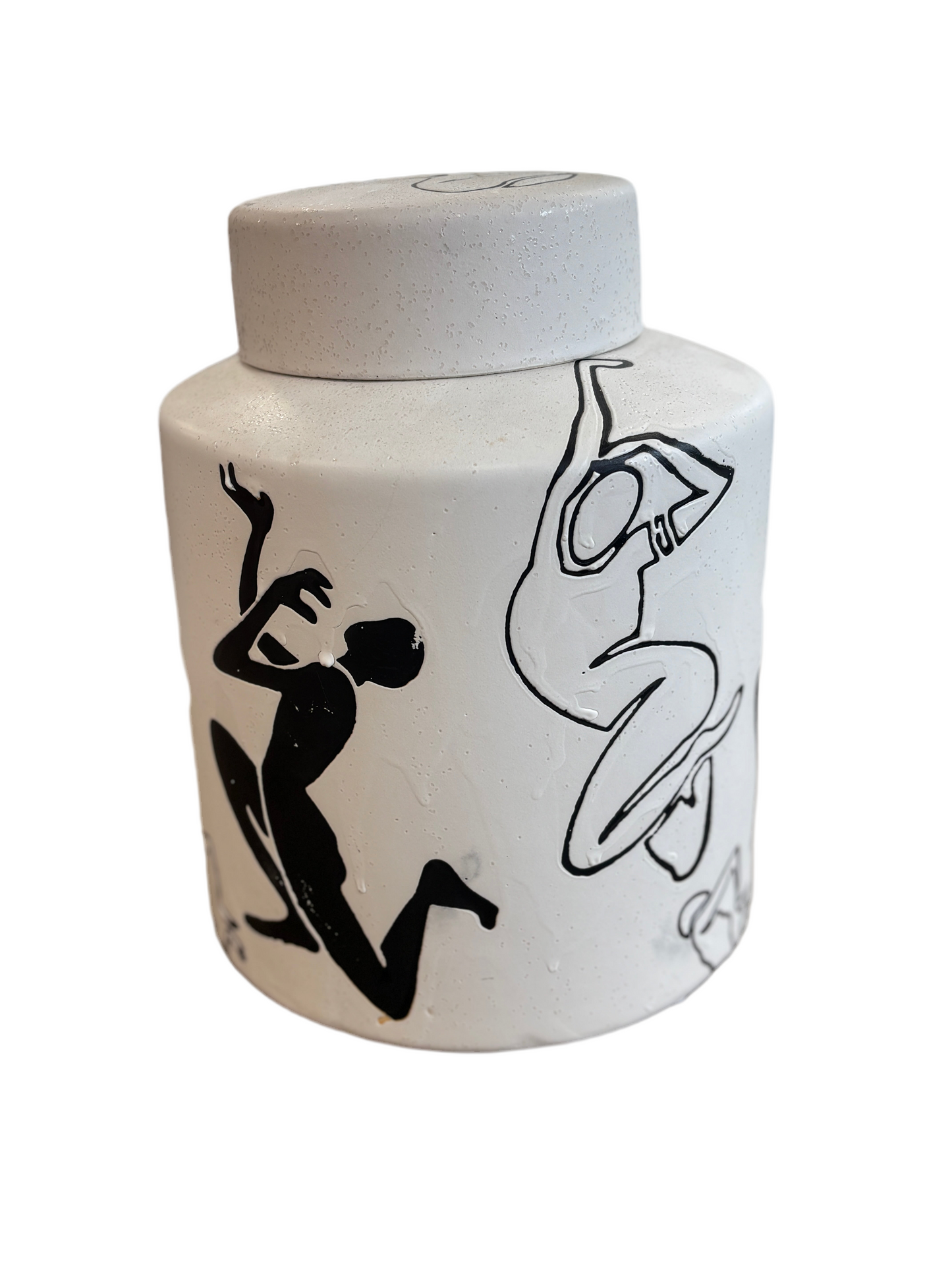 Dancing Figurine Jar