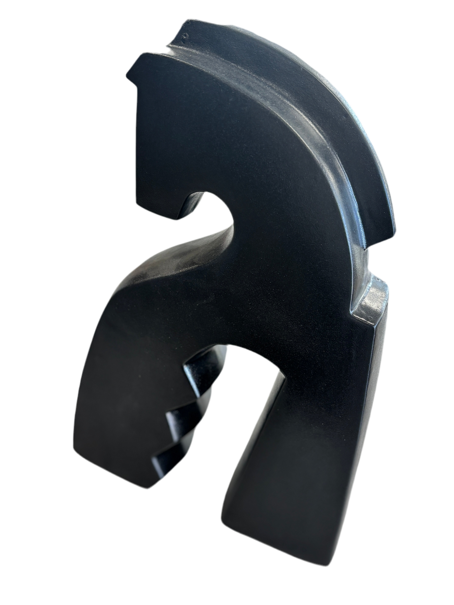 Matt Black Tall Horse Ornament