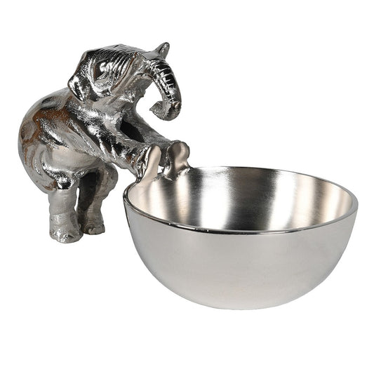 Silver Elephant Dish