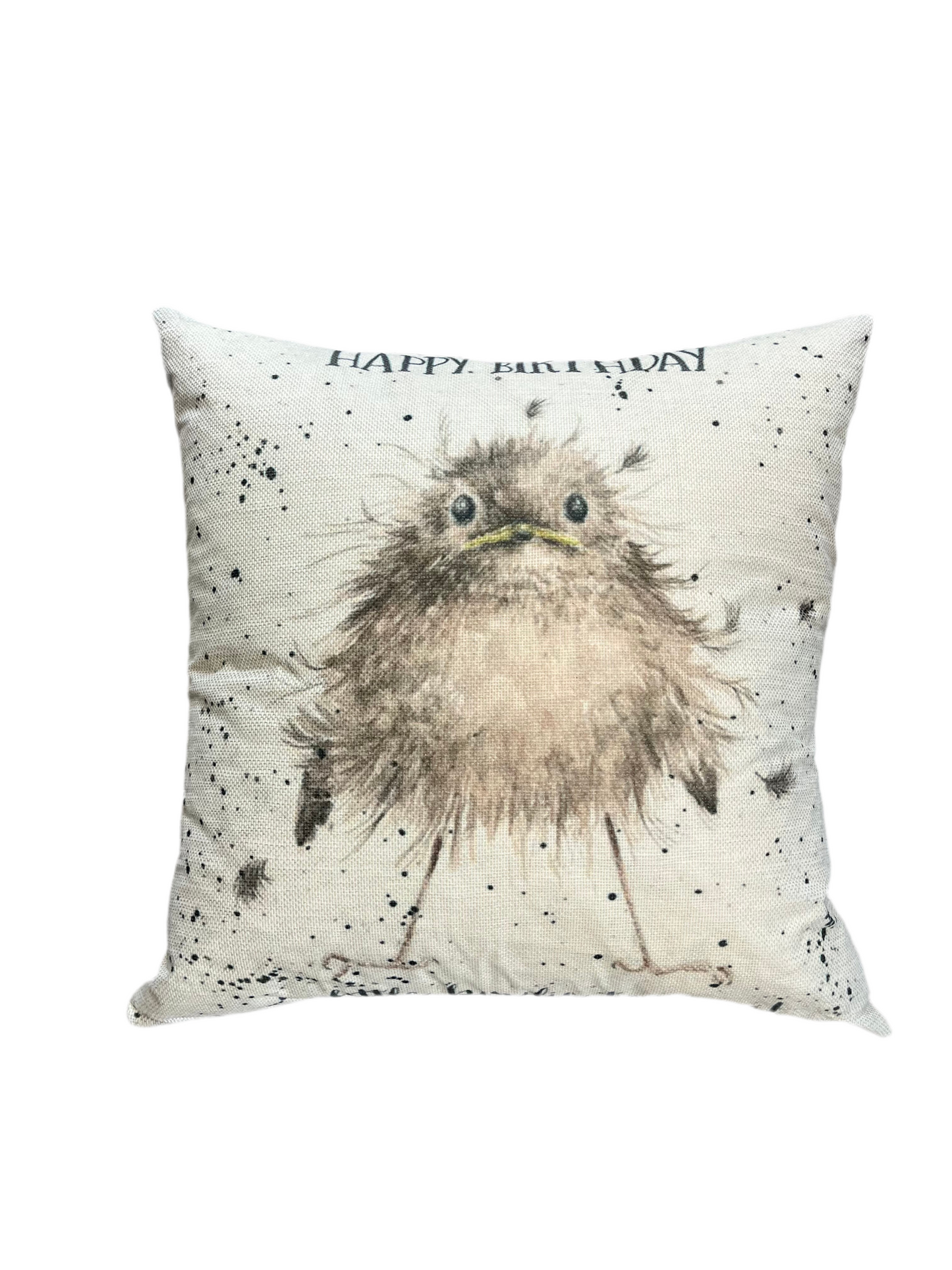 ‘Happy Birthday’ Chick Cushion Cover