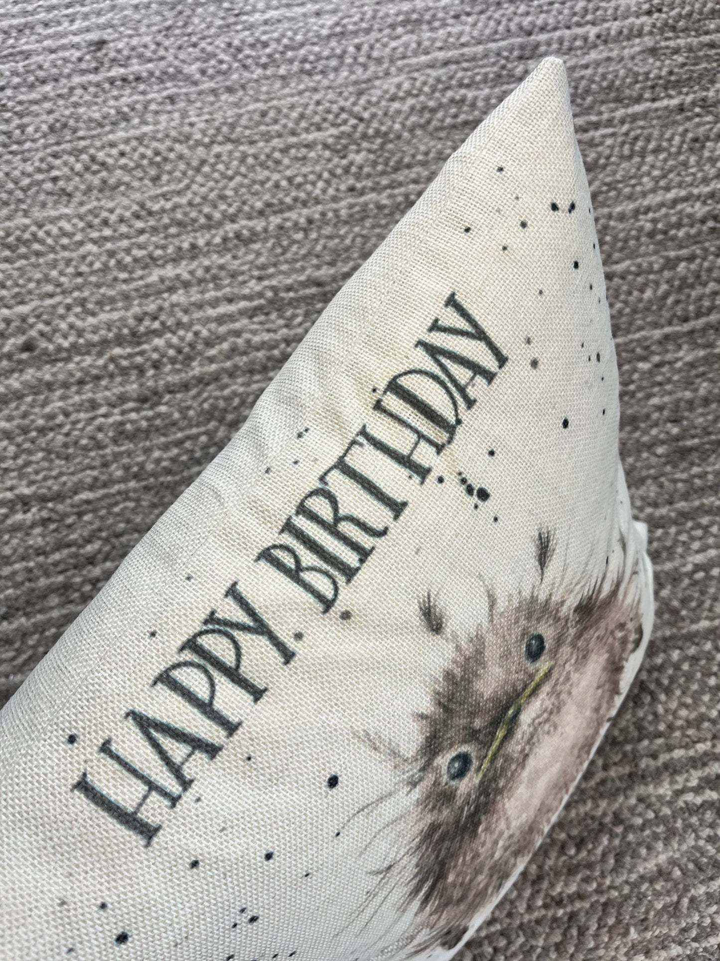 ‘Happy Birthday’ Chick Cushion Cover