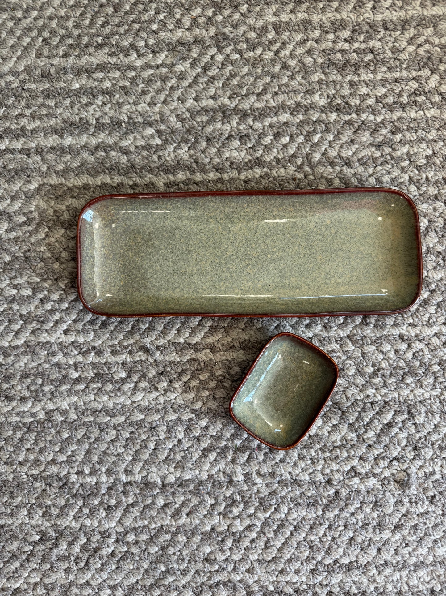 Dakaya Ceramic Dip Bowl & Tray