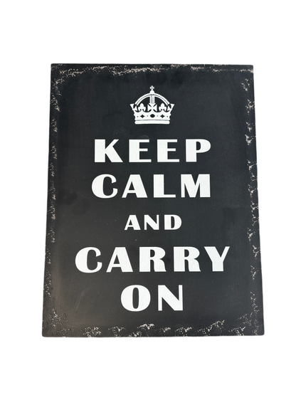 “Keep Calm” Wall Plaque
