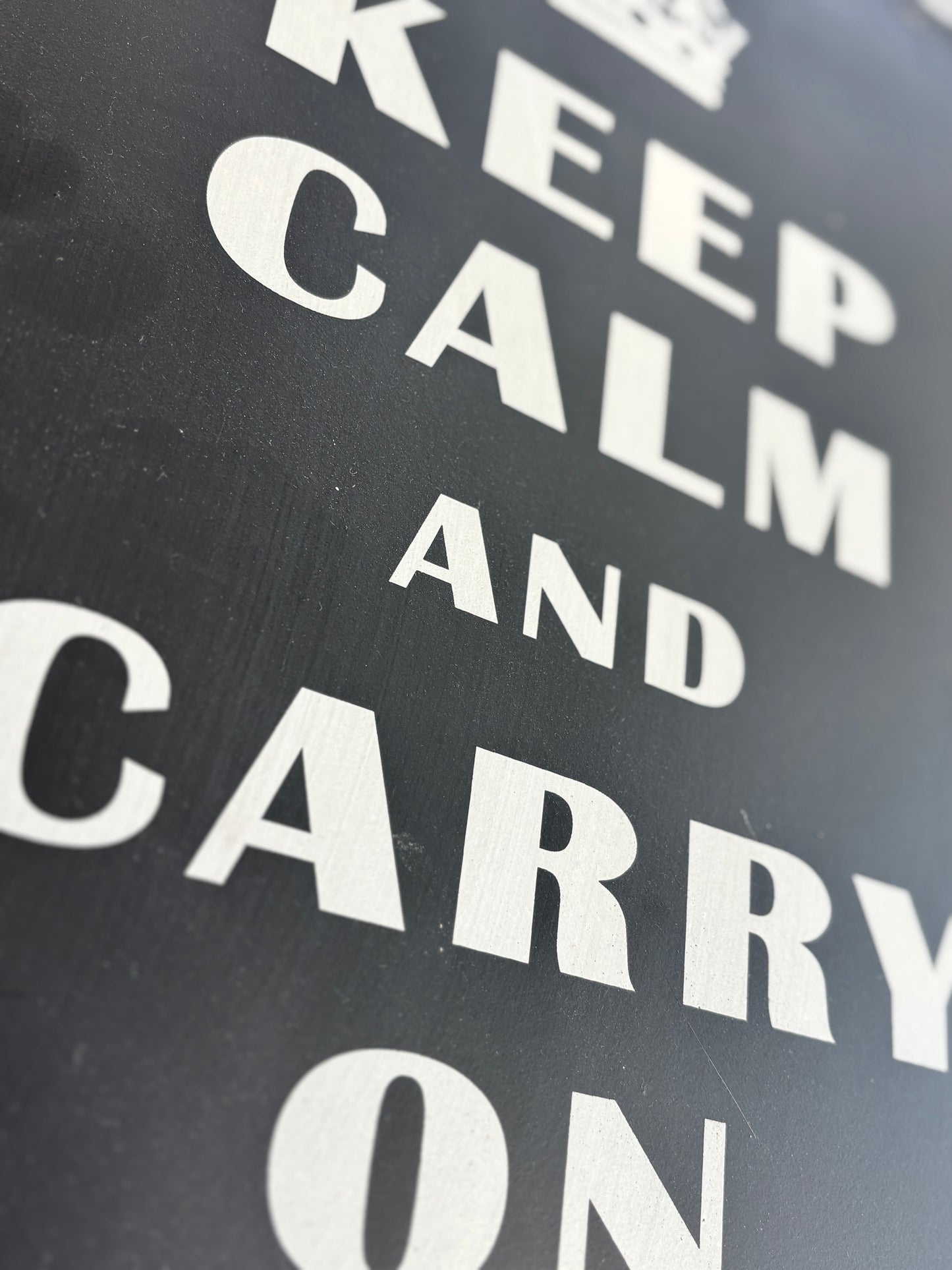 “Keep Calm” Wall Plaque