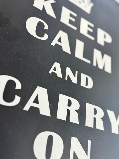 “Keep Calm” Wall Plaque